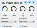 3D pizza boxes control.