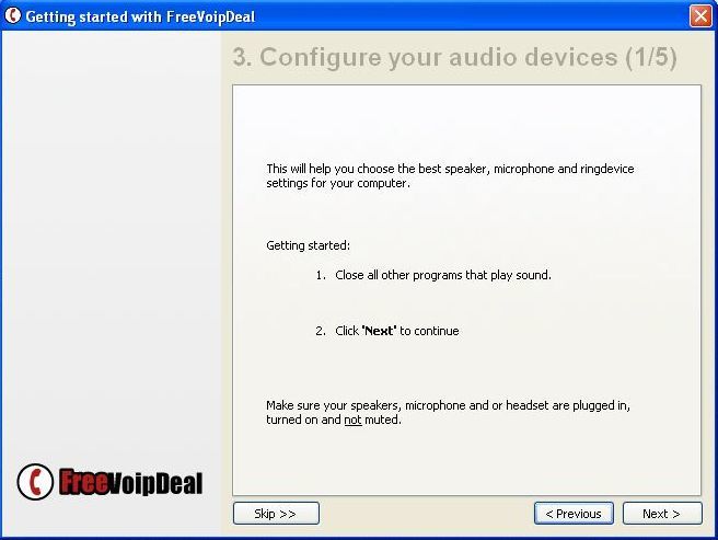 Configure your audio devices