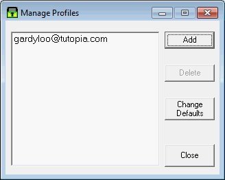 Manage Profiles