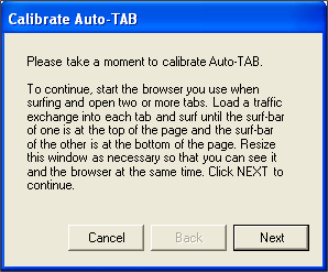 AutoTab Calibration