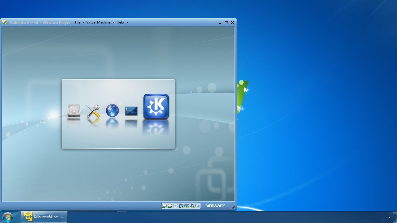 Linux running inside Windows 7