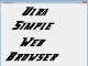 Ultra Simple Web Browser