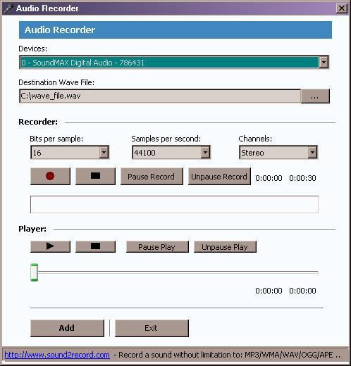 Audio Recorder