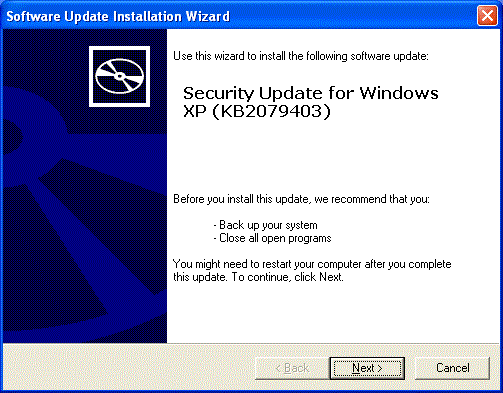 Install...