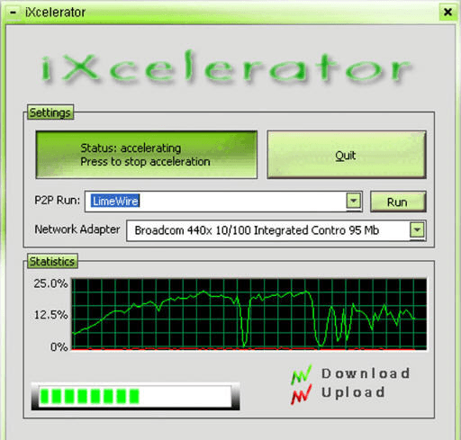 iXcelerator screenshot
