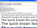text sample window