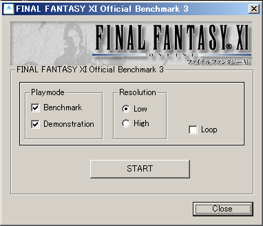 FINAL FANTASY XI Official Benchmark 3 - General view