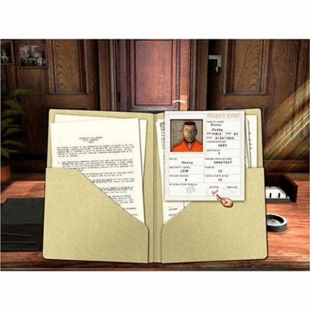 A prisoner file.