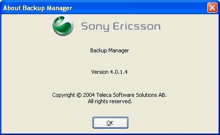 About Backup manager