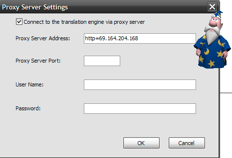 Proxy settings and Merlin