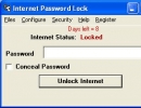 Internet locked with a password
