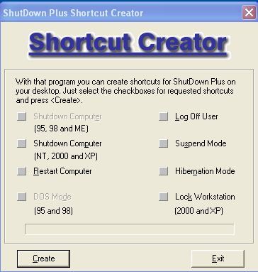 Shortcut creator