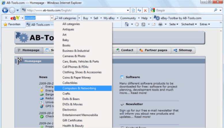 AB-Tools.com eBay-Toolbar