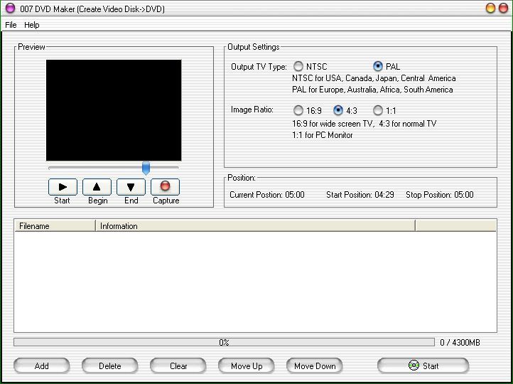 Create video disk