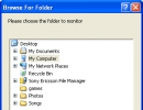 Browse For Folder Screen