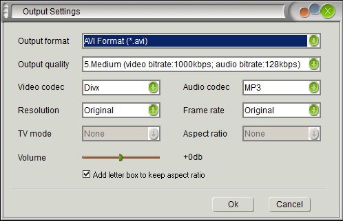 Configuring Output Settings