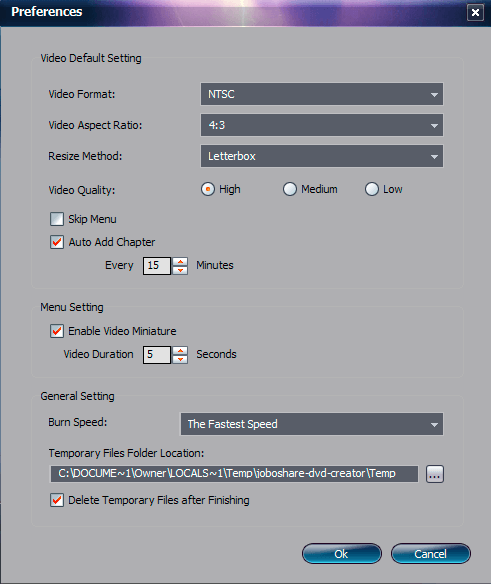 Preferences