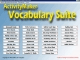 ActivityMaker Vocabulary Suite