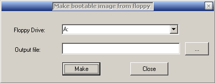 Bootable disc from Floppy