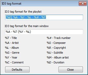 ID3 Tag Format