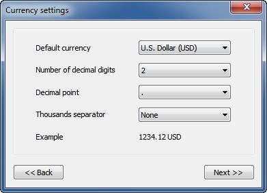 Configuring Currency Settings