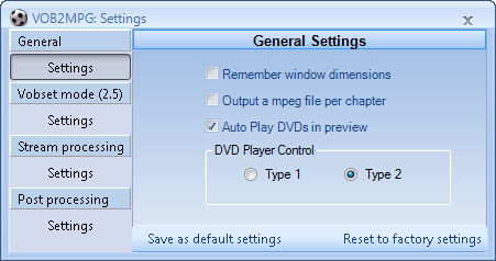 General Settings