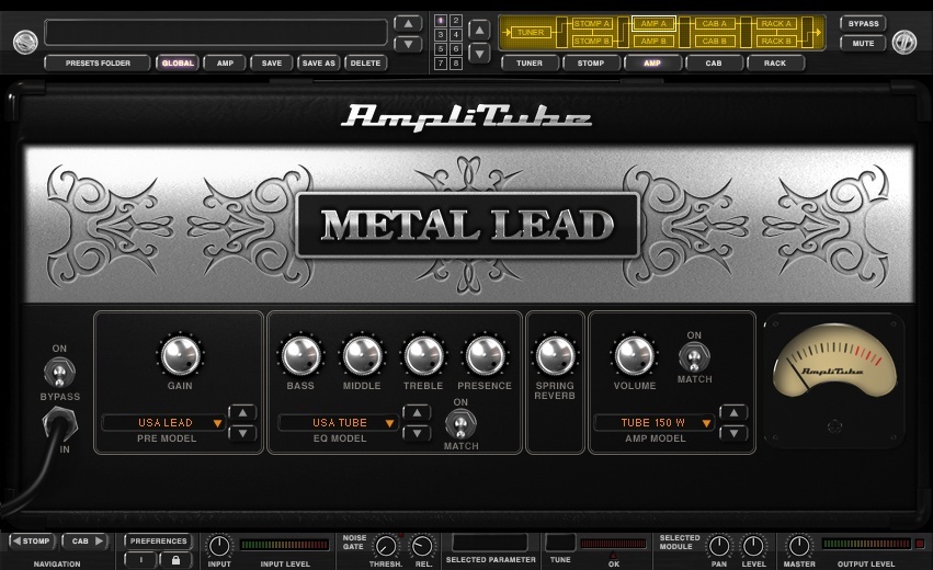 Metal lead