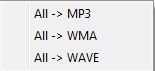 Output formats