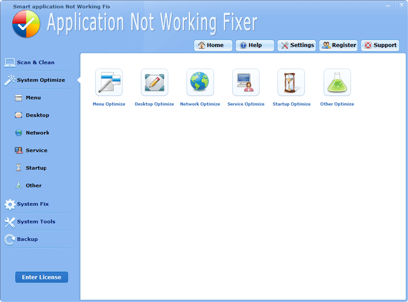 application not working