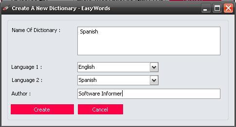 Creating a dictionary