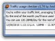 Traffic Usage Checker