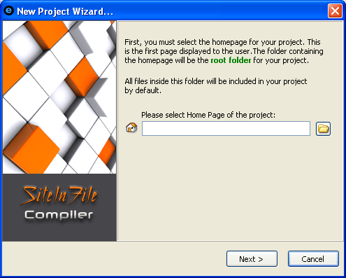 New Project Wizard