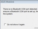 Bluetooth Connection Window