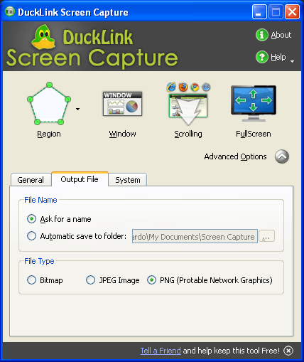 Output File Settings