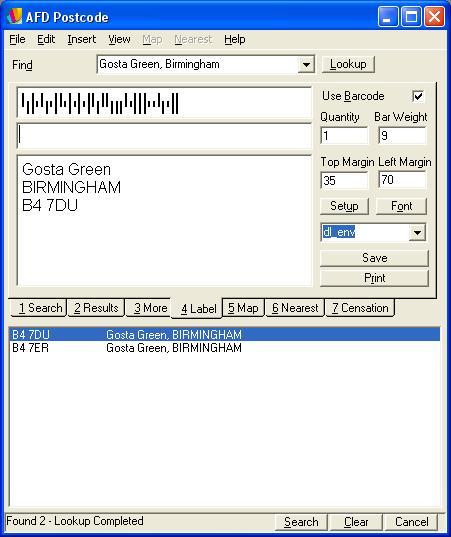 Barcode and Label Generation