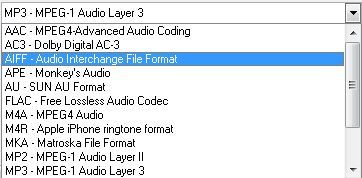 Output formats