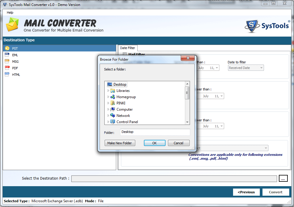 Mail Converter Uility
