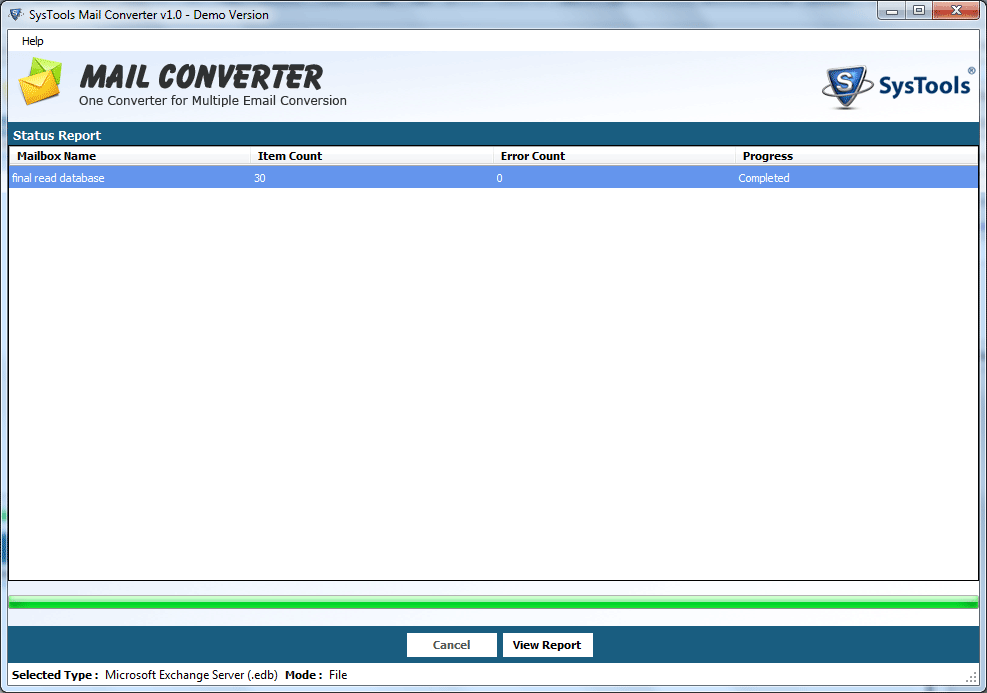 Mail Converter application
