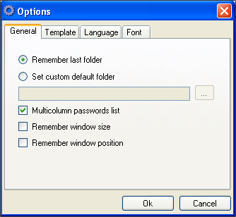 Configuration Panel