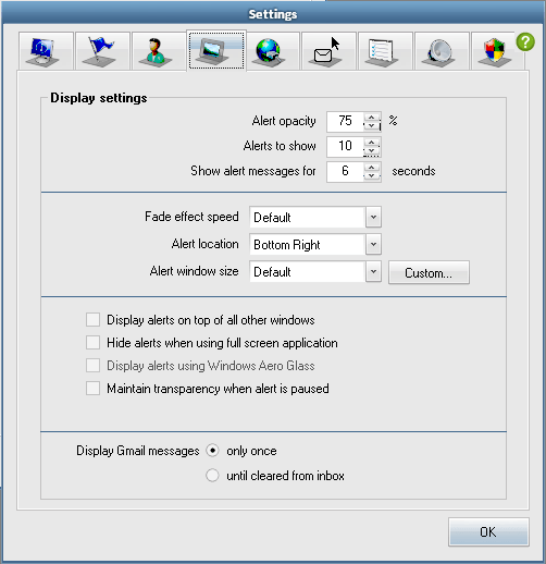 Display Settings