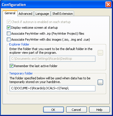 Configuration Panel