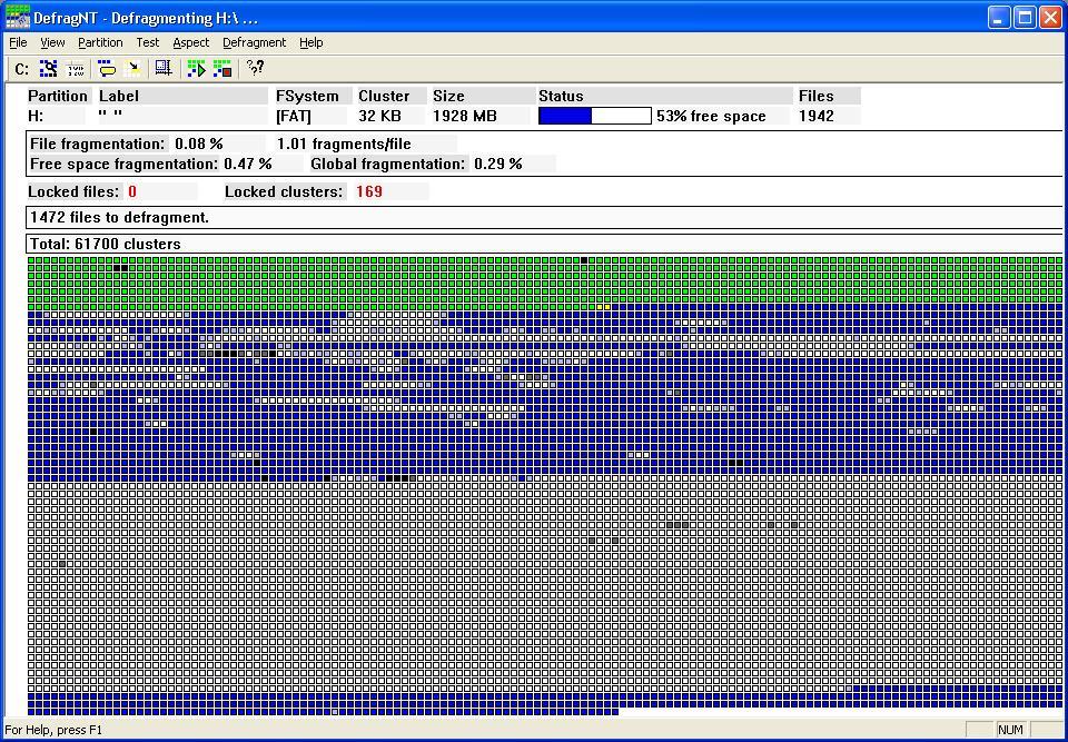 Defragmentation in Progress