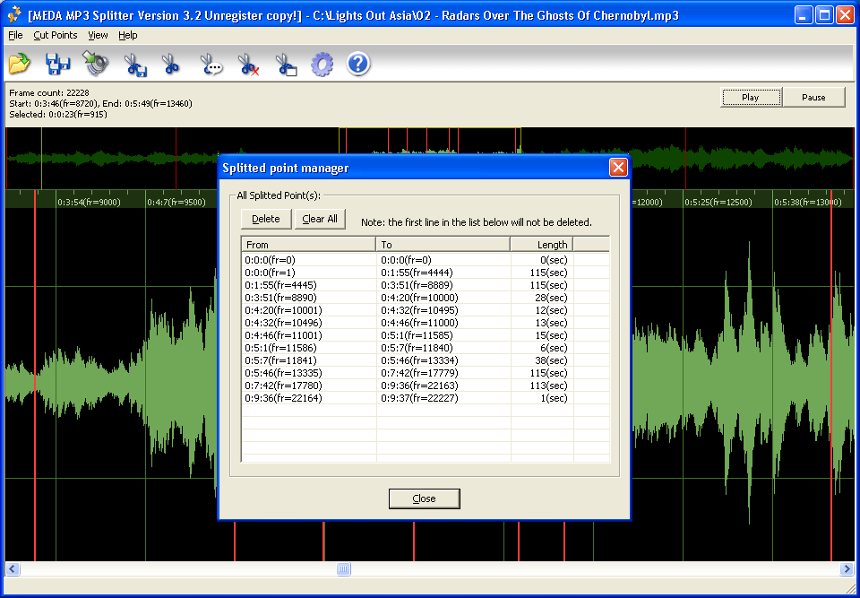 Split Point Manager