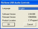 Audio Control dialogue box