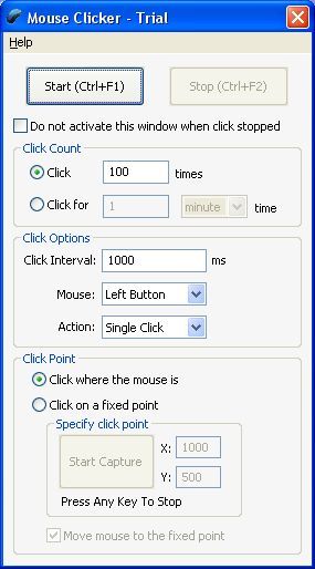 Mouse clicker