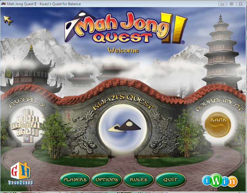 Main menu