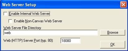 Web server setup