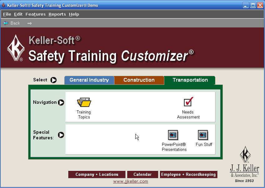 Keller-Soft® Safety Training Customizer®