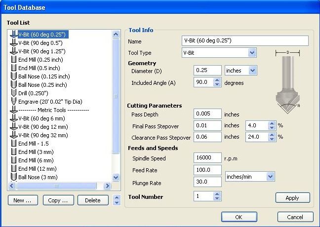 Tool database