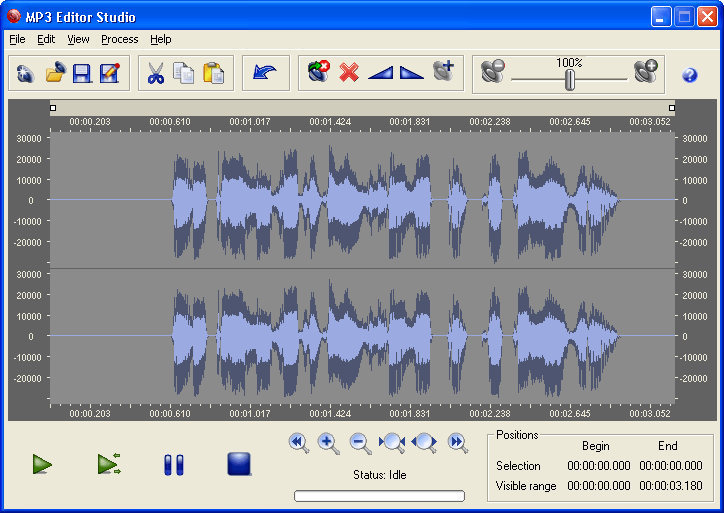 MP3 Editor is another feature that lets you modify different aspects of the recorded sounds.